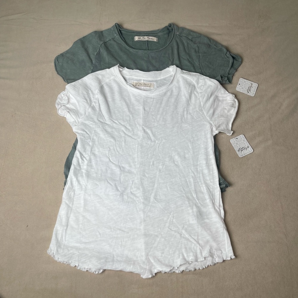 2 Piece We The Free Be My Baby Tee Set Large NWT